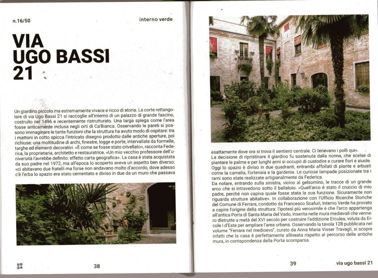 Il Giardino Segreto Lägenhet Ferrara Exteriör bild